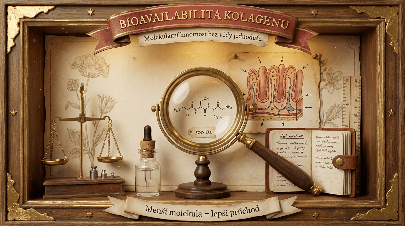 Bioavailabilita kolagenu a molekulární hmotnost: bez vědy jednoduše