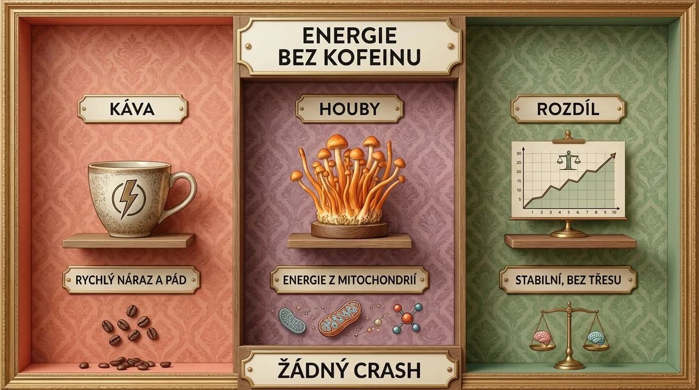Energy without caffeine: how functional mushrooms work differently from coffee