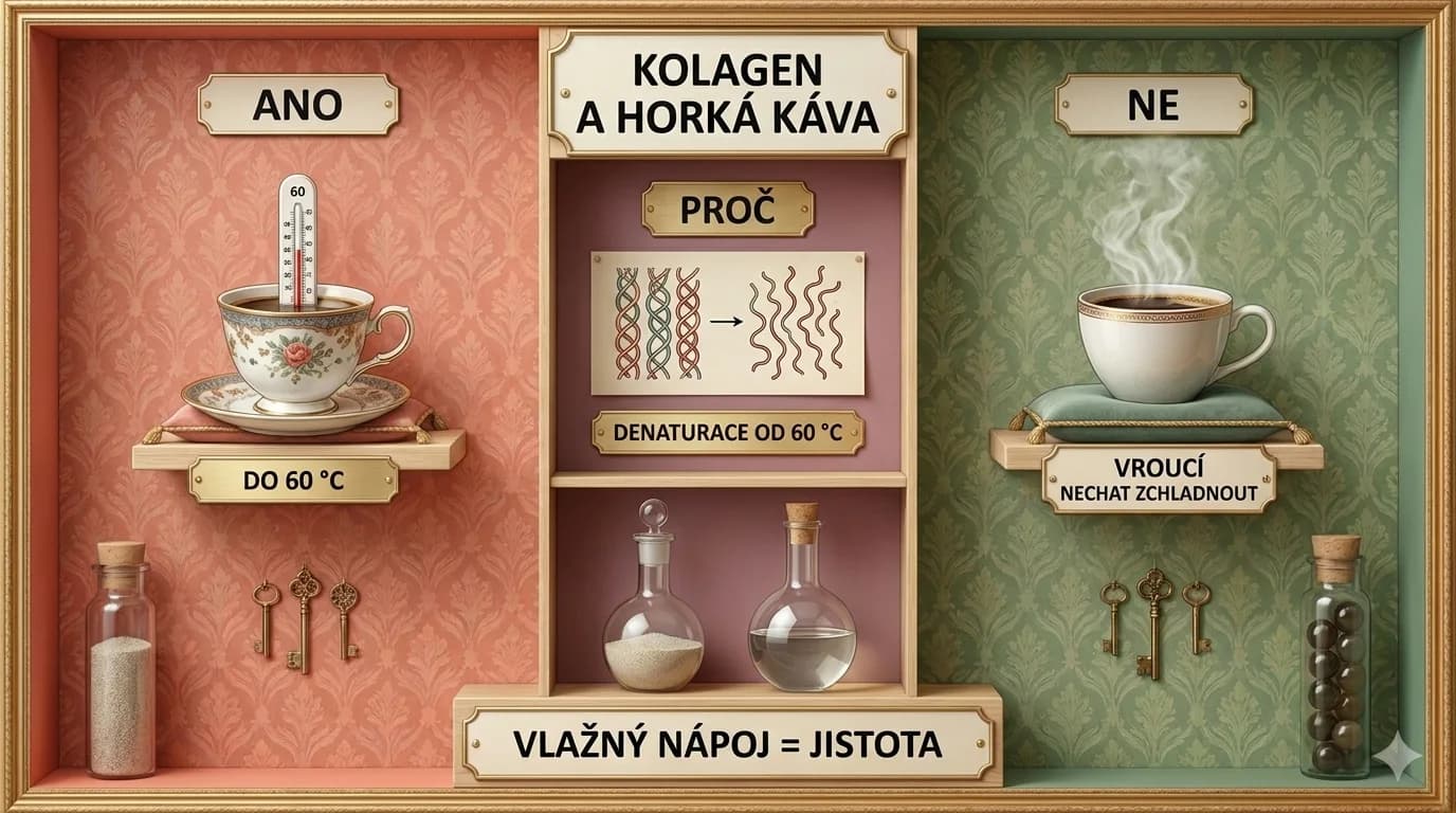 Kolagen a gorąca kawa: jaka temperatura jest w porządku?