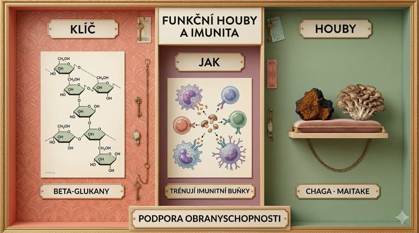 Funkčné huby a imunita: čo robia beta-glukány