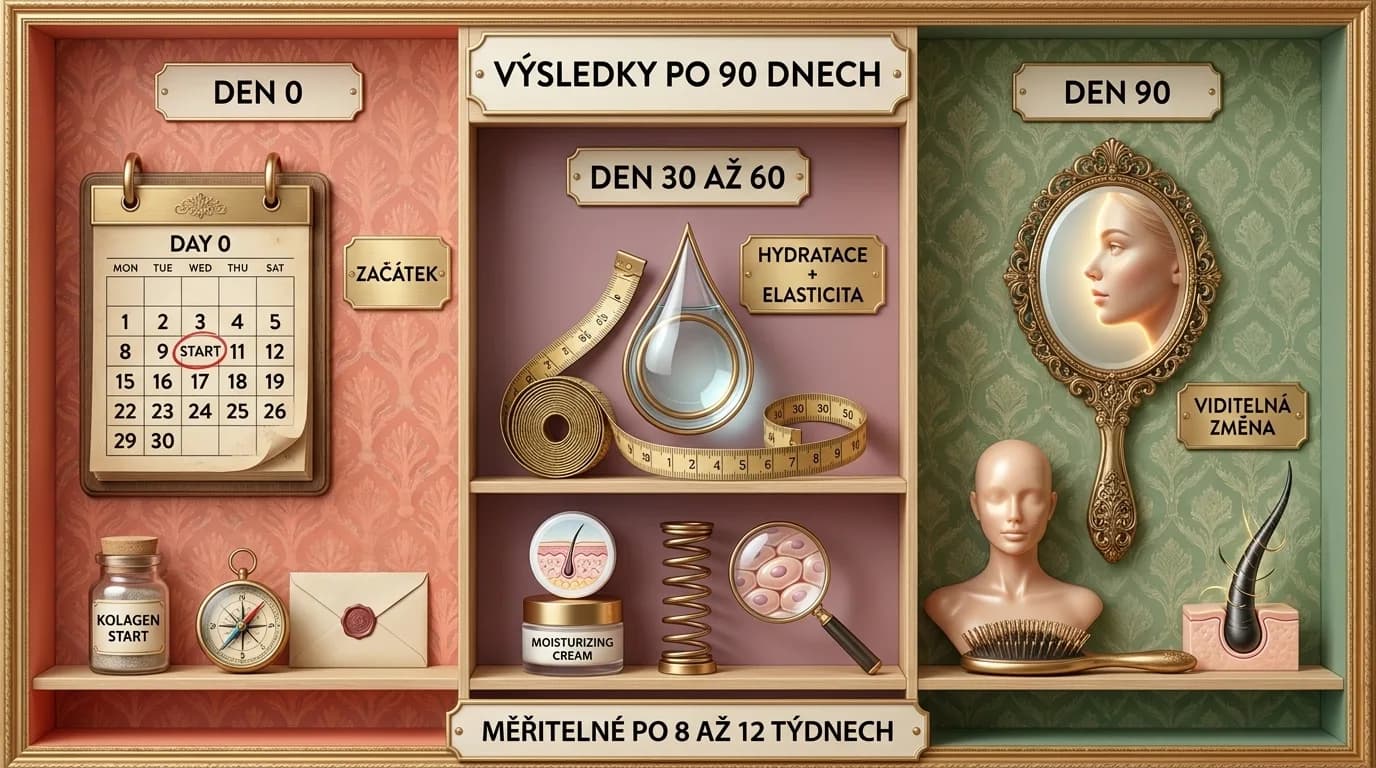 Zákaznícke výsledky: Pred a po 90 dňoch kolagénu